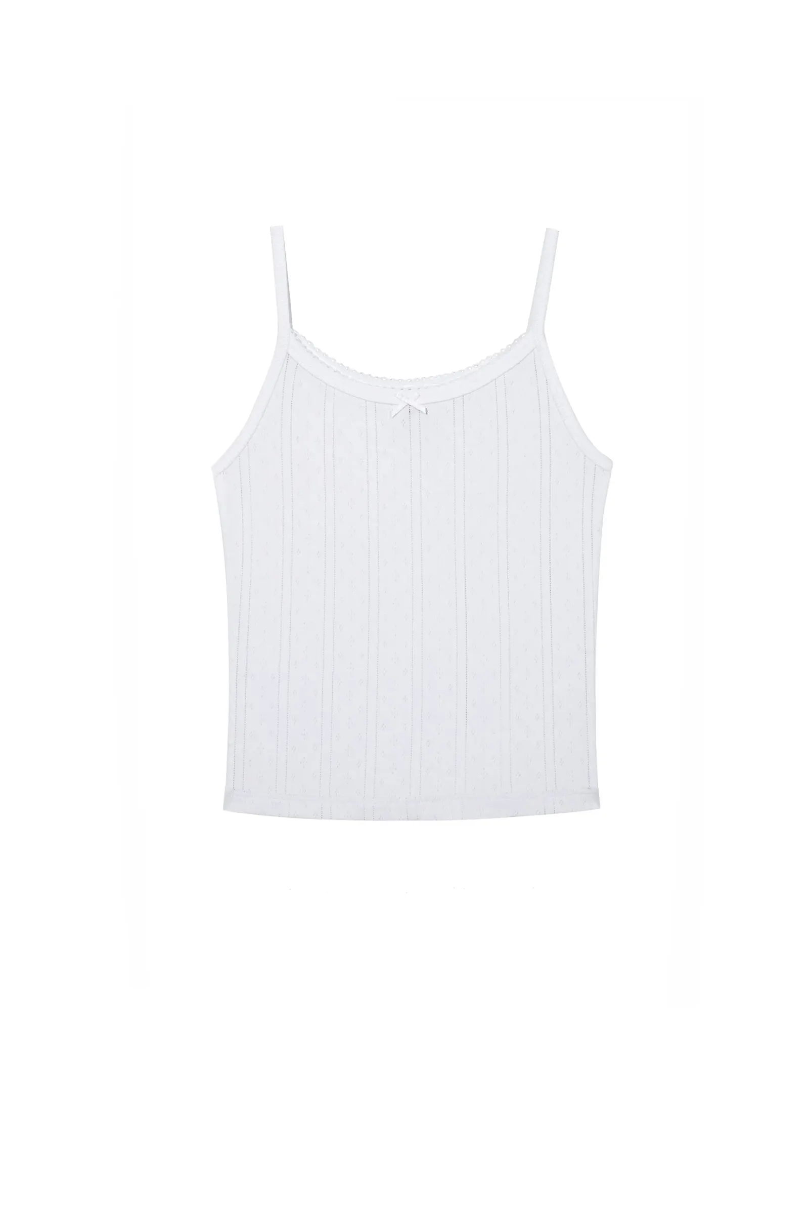 Cou Cou Intimates The Picot Tank ホワイト